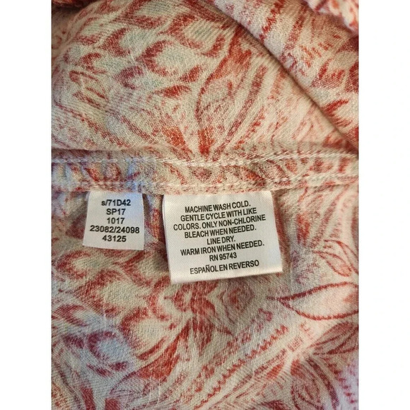 Tasso Elba Men's Silk & Linen Pineapple Print Button Down Shirt Sz XL - Picture 7 of 7